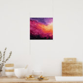 Poster CoucherDeSoleilMagenta (Cuisine)