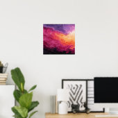 Poster CoucherDeSoleilMagenta (Bureau à domicile)