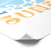 Poster "Couchers de soleil pour toujours" Amoureux de la (Coin)