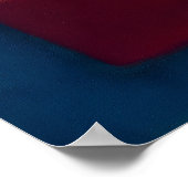 Poster Couches Carmesines – Champs de Couleurs Célestes A (Coin)