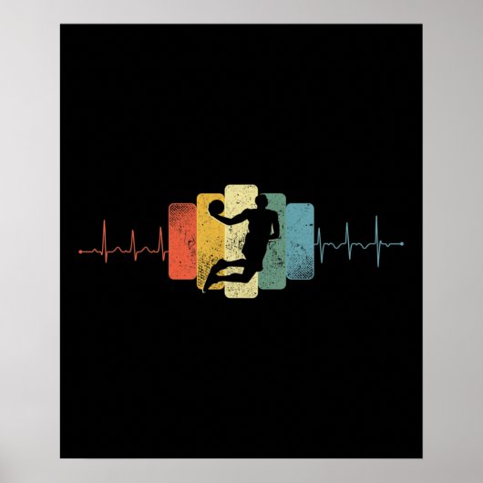 Poster Couches de base-ball Heartbeat Dunk Ekg (Devant)