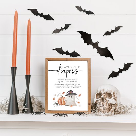 Poster Couches de nuit d'Halloween