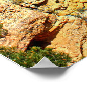 Poster Couches de roche rouge du Grand Canyon (Coin)