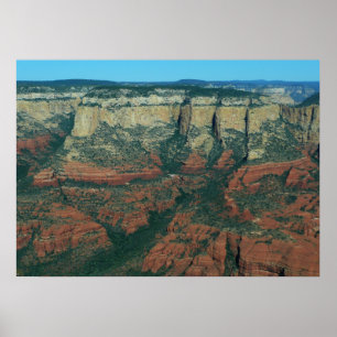 Poster Couches de roches rouges à Sedona en Arizona