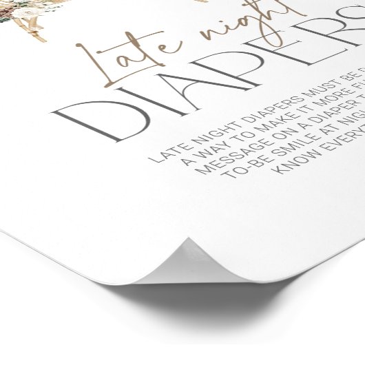 Poster Couches élégantes pour nuit tardive en hiver (Coin)