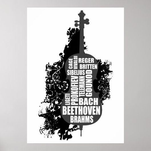 Poster Coucou et compositeurs (Devant)