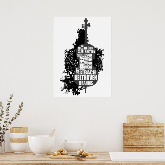 Poster Coucou et compositeurs (Cuisine)