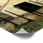 Poster Couette en nacelle rouge, blanc et bleu Iowa (Coin)