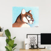 Poster Cougar #2 (Bureau à domicile)