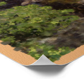 Poster Cougar et pictographes (Coin)