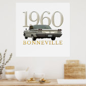 poster Couleur '60 Pontiac coupé (Cuisine)