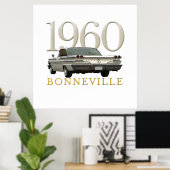 poster Couleur '60 Pontiac coupé (Bureau à domicile)