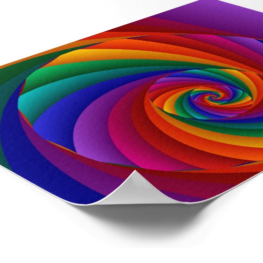 Poster Couleur 6 Art Abstrait (Coin)