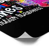 Poster Couleur À L'Extérieur Des Lignes Sensibilisation s (Coin)