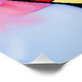 Poster Couleur Abstrait (Coin)