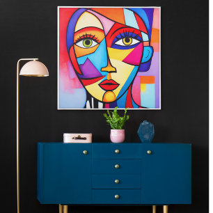 Poster Couleur Abstrait