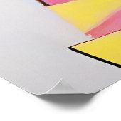 Poster Couleur Abstrait (Coin)