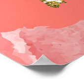 Poster Couleur, abstrait, divers motif transparent avec c (Coin)