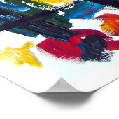 Poster Couleur Abstraite (Coin)