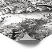 Poster Couleur Adulte Intérieur Imaginaire (Coin)