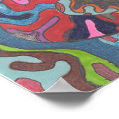 Poster Couleur Animée, 24x18 (Coin)