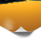 Poster Couleur arc-en-ciel Cheveux Black Melanin Afro Que (Coin)