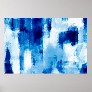 Poster Couleur belle couleur brillante. Beau Surf peint