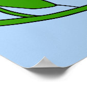 Poster couleur Blackberry Motif (Coin)