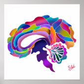 Poster Couleur Blend Cerveau 2 (Devant)