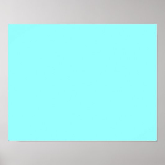 Poster couleur bleu (Devant)