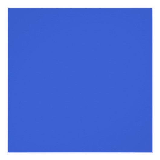 Poster couleur bleu (Devant)