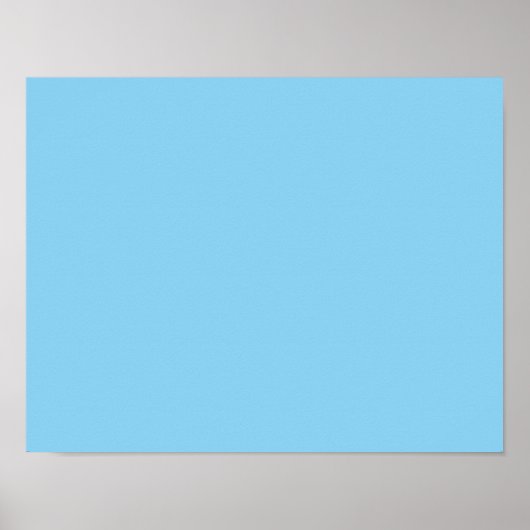 Poster couleur bleu bébé (Devant)