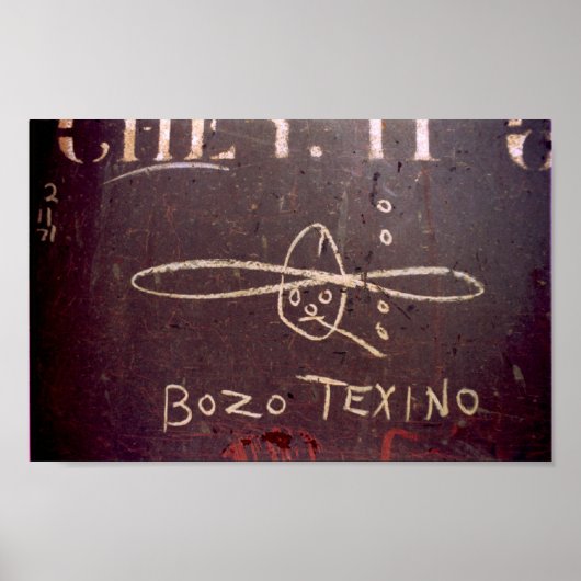 Poster couleur Bozo Texino (Devant)