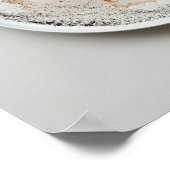 Poster Couleur café terrain texture art abstrait 20 (Coin)