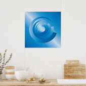Poster couleur ciel filant (Cuisine)