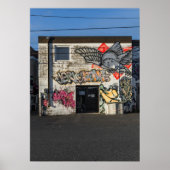 Poster Couleur Cooke St Graffiti Version No 1 (Devant)