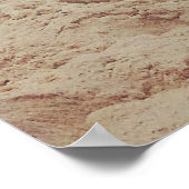 Poster Couleur côtière Plage Vie Sagesse (Coin)