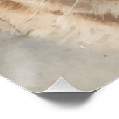 Poster Couleur d'aquarelle no 2 (Coin)