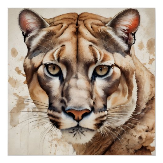 Poster Couleur d'aquarelle no 7 (Devant)