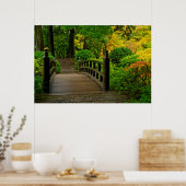 Poster Couleur d'automne, Portland Jardin japonais (Cuisine)