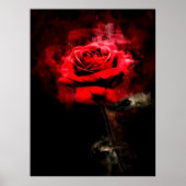 Poster Couleur de fleur rouge - bb (Devant)