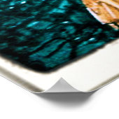 Poster Couleur de golf abstraite (Coin)