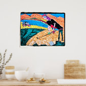 Poster Couleur de golf abstraite (Cuisine)