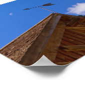 Poster couleur de la girouette et de la lune (Coin)