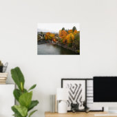 POSTER COULEUR DE LA RIVIÈRE SPOKANE (Bureau à domicile)