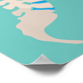 Poster Couleur de l'Arrière - plan de la Personnaliser de (Coin)