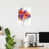 Poster couleur de l'eau vie (Bureau à domicile)