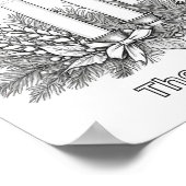 Poster Couleur de l'image dans la couronne et les bougies (Coin)