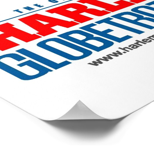 Poster couleur de logo empilée avec site web (Coin)