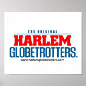 Poster couleur de logo empilée avec site web (Devant)